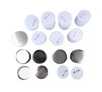 Pinte Pintch Pulsini 100 Impostare Dureble Plastic Round Badge Round Button Forte per gli appassionati di artigianato e i produttori di regali da 2,3 pollici di diametro