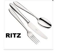 PINTI INOX 12 PZ POSATE RITZ ACCIAIO INOX 18/10 SPESSORE 4-MM HORECA 5 2024