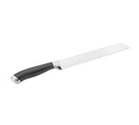 Pinti Inox coltello per pane Professional, Acciaio Inossidabile,manico Nero, Lunghezza lama seghettata 20 cm