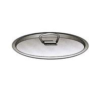 Pinti Inox Expo Satinato Coperchio Piano, Multicolore, 24 cm,