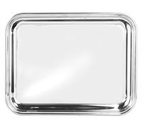PINTI Vassoio rettangolare bar inox cm 48x37 Vassoi e alzate