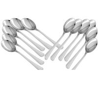 Pintinox America, set 12 cucchiaio caffè in acciaio inox