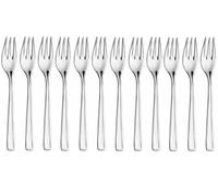 Pintinox Beta, set 12 forchetta dolce in acciaio 18/10