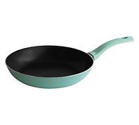 PINTINOX Prima Collection Padella in Alluminio Portofino, antiaderente 5 strati, con manico antiscottatura, diametro 24 cm, colore: verde Basilico, adatta a tutti i piani tranne induzione