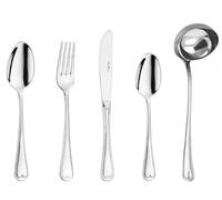 Pintinox - Servizio posate Cannes, 49 pezzi, Acciaio Inox 18/10 Set completo di posate miste, Realizzate in Italia