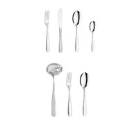 Pintinox - Set completo Posate da 51 pezzi, Acciaio Inox 18/10, Servizio di posate miste serie One, Prodotte in Italia