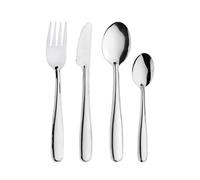 Pintinox Set da 200 posate riutilizzabili leggere : 50 forchette, 50 coltelli, 50 cucchiai e cucchiaini per caffè Usa e Riusa, acciaio inox nichel free, alternativa alla plastica monouso