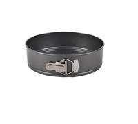 PINTINOX Tortiera apribile 24 cm con rivestimento antiaderente a cerniera stampo tondo 24 cm per torte, Acciaio al carbonio