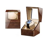 PINTLE Automatische Scatola Carica Orologio In PU Per Orologi Automatici Custodia Rotante Automatica Silenziosa Per Orologi Lussuosa Scatola In Legno Per Conservare Gli Orologi (Color : E)