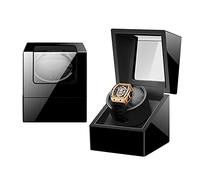 PINTLE Automatische Scatola Carica Orologio In PU Per Orologi Automatici Custodia Rotante Automatica Silenziosa Per Orologi Lussuosa Scatola In Legno Per Conservare Gli Orologi (Color : F)
