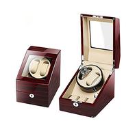 PINTLE Automatische Scatola Carica Orologio Per 2+3 Orologi Con Adattatore AC Silenzioso O Caricatore Di Orologi A Batteria La Rotazione Si Ferma Quando Si Apre Il Coperchio (Color : D)