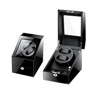 PINTLE Automatische Scatola Carica Orologio Per 2+3 Orologi Con Adattatore AC Silenzioso O Caricatore Di Orologi A Batteria La Rotazione Si Ferma Quando Si Apre Il Coperchio (Color : C)