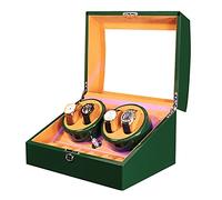 PINTLE Scatola Carica Orologio Automatico Di Grande Capacità For 4 Orologi + 6 Scomparti Extra Custodia For Orologi Meccanici Di Lusso Con Motore Silenzioso (Color : L)