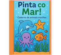 Pinto e Aprendo: Animais Mariños