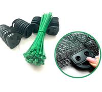PINTO FERRAMENTA E-COMMERCE Clips Ganci Bottoni per Rete Telone Ombreggiante Fissaggio Telo Antigrandine Recinzione Giardino per Reti Orto Olive 50 Fascette in Omaggio (20)