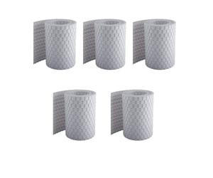 Pinto FERRAMENTA Striscia Frangivento Frangisole Rattan Schermatura Privacy Balcone Ringhiera Cancelli Terrazzi Pannelli Recinzioni Esterno PVC h19cm x 2.0mt Fascette Omaggio (5, Bianco)