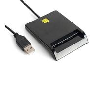 PintoHardware Lettore di schede DNIe 3.0/4.0 e smart card USB-A - Certificato digitale FNMT, firma elettronica ISO 7816, plug & play, compatibile con Windows 10/11, macOS e Linux.