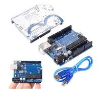 PintoHardware UNO R3 Dip Scheda di Sviluppo con ATmega328P e ATmega16U2, Compatibile con Arduino, Cavo USB incluso - Ideale per progetti fai da te e apprendimento AVR