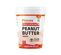 Pintola American Recipe Performance Series Peanut Butter, Creamy, 510gm, Vegan Protein 32% Protein High Protein & Fiber