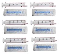 PintoMed Pack Siringa Monouso Sterile 2 Parti - 6 x 20 ml - Luer Slip - Confezione da 6 unità