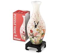 Pintoo Puzzle 3D Vaso - Flowers and Birds | 160 Pezzi | Vaso Decorativo DIY da Montare | Design con Inserto per Acqua | Idea Regalo Originale per Casa e Festa della Mamma [S1035]
