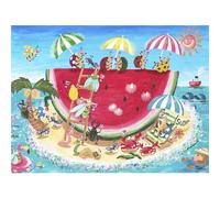 Pintoo Puzzle da 1200 pezzi per adulti - Chimura Mayu - Anguria Party Bellissimo puzzle in plastica per la decorazione della casa Zero Dust Easy Storage [H3615]