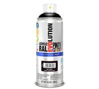 PINTURA EN SPRAY PINTYPLUS EVOLUTION WATER-BASED 520CC RAL 9005 NEGRO INTENSO MATE