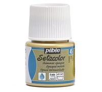 Pebeo Setacolor Colore moiré, Opaco con riflessi Metallici, Acrylic, Oro Brillante, 45 unità (Confezione da 1)