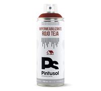 PINTUSOL Vernice Impermeabilizzante Spray Rosso Tegole, Protezione dall'Umidità, Sigillatura Durevole, Resistenza UV, Facile Applicazione, Pittura Professionale Bamboletta 400ml
