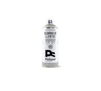 PINTUSOL Vernice per Cerchi in Lega Spray Alluminio, Restauro e Verniciatura, Asciugatura Rapida, Facile Applicazione, Finitura Alluminio Metallico Lucido, Pittura Professionale Bamboletta 400ml