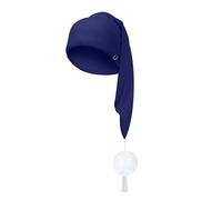 PINTUTU Berretto da Notte con Pompon, Cuffia da Notte, Sonnambula, Camicia da Notte, Costumi in Maschera Cappello per Bambini Donna E Uomo con Pompon - Cotone | Rosso Bianco