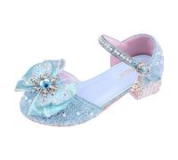 PINTUTU Cenerentola Elsa Sera Matrimonio Festa Cocktail Jane Principessa Scarpe Ragazza Ballerine Glitterate Scarpe Con Tacco Bambina Scarpe Per Cosplay Cerimonia Vestito Carnevale Bambino