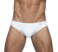 PINTUTU Costume Slip da Bagno Uomo Nylon Spandex Elastico Coppa Interna Anti Imbarazzo per Mare E Piscina Taglie M Fino XXL Tinte Nero E Verde Menta Leggero E Facile da Risciacquare