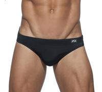 PINTUTU Costume Slip da Bagno Uomo Nylon Spandex Elastico Coppa Interna Anti Imbarazzo per Mare E Piscina Taglie M Fino XXL Tinte Nero E Verde Menta Leggero E Facile da Risciacquare