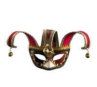 PINTUTU Maschere da Cosplay, per Coppia, per Costume, Maschera Veneziana per Donne E Uomini, Mezza Faccia, per Carnevale E Feste in Maschera, Maschere Veneziane per Feste in Maschera Hippie