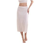 PINTUTU Sottogonna Donna Cotone Lunga Corto Sottoveste A Gonna Antistatico Mezza Sottogonna con Pizzo Sangallo Vita Elastica Gonne Midi Mini Gonne in Chiffon Corta for Ballare