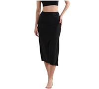 PINTUTU Sottogonna Donna Cotone Lunga Corto Sottoveste A Gonna Antistatico Mezza Sottogonna con Pizzo Sangallo Vita Elastica Gonne Midi Mini Gonne in Chiffon Corta for Ballare