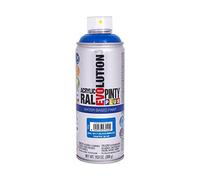 PINTYPLUS 95884 Vernice Spray Evolution Water-Based 520CC TRATICO, Blu (RAL 5017 Traffic Blue), 65 mm