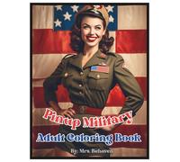 Pinup Military Adult Coloring Book