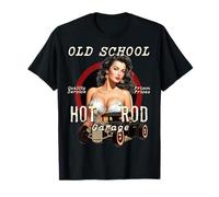 Pinup Old School Hot Rod Rockabilly Garage Retro Sally Maglietta