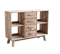 PINUS - credenza con 4 cassetti