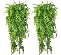 PINVNBY Piante artificiali da appendere, per rettili, acquario, habitat, decorazione per terrario rampicante, con ventosa, per draghi barbuti, lucertole, gechi, serpenti, animali domestici, eremiti,