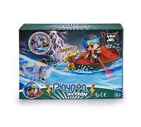 Pinypon Action - Barca dei Pirati con 2 Personaggi per Bambini e Bambine dai 4 a 8 Anni Giocattolo, 700015587
