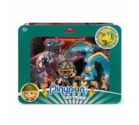 Pinypon Action - Pack 2 Dinosauri Figura, Parti Intercambiabili Staccabili Insieme, 700016684