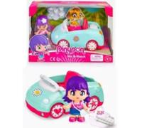 Pinypon Car Mix&match Macchina Con Bambolina E Cestino Da Picnic Gioco Per Bimbe