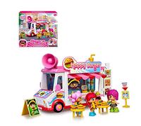 Famosa Playset Pinypon Happy Burger – Ristorante con veicolo, 1 bambola, multicolore, dai 4 anni