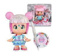 Pinypon pop & shine, personaggio pinypon da 17 cm, con oltre 500 cristalli colorati, per bambine/i da 4 anni