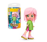 Pinypon TOP Girls Pink, Top Girl Rosa con Outfit di Street Style, Figura di 11 cm Articulata con Braccie e Gambe, Double Face e Abbigliamento e Scarpe Intercambiabili, +4 anni, Famosa (PNN00300)