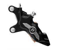 Pinza 6-p 112x6b ant sinistro da 13" nero cc 00-14 softail 00-17 dyna 00-07 tour