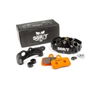 Pinza a 4 pistoncini con adattatore Vespa Stage6 R/T nero